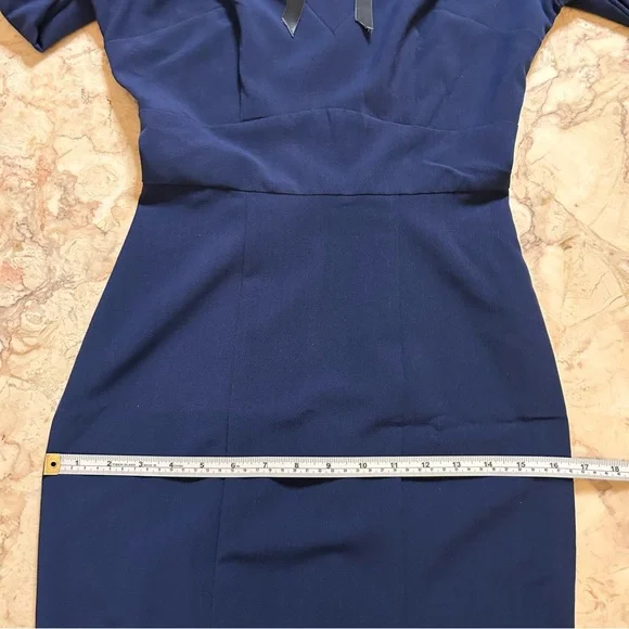 NWT Stop Staring 30s Style Navy Dress Size Small - Picture 12 of 16